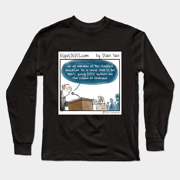 Eupologies: Goodreads Long Sleeve T-Shirt by zombicatures